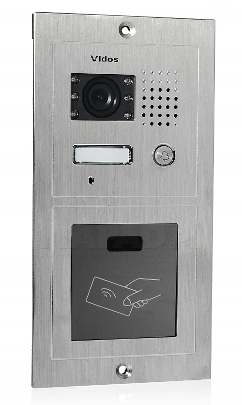 S601A-2 - Jednoabonentowa stacja bramowa z kamerą i czytnikiem RFID