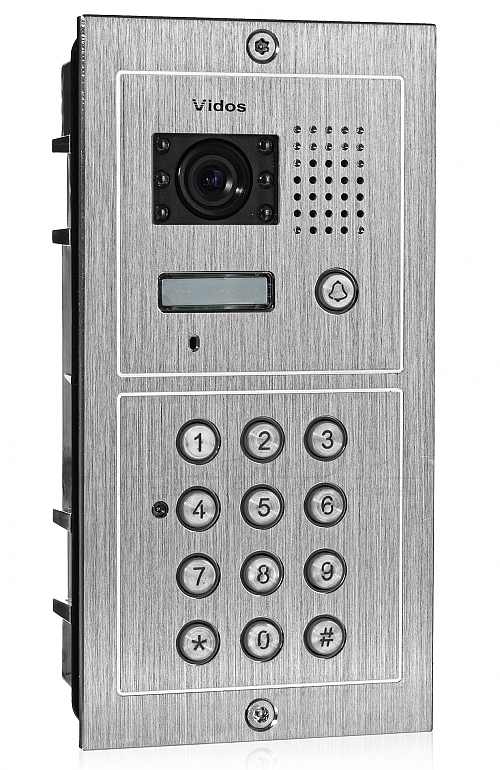 S601D-2 - Jednoabonentowa stacja bramowa z kamerą i zamkiem szyfrowym