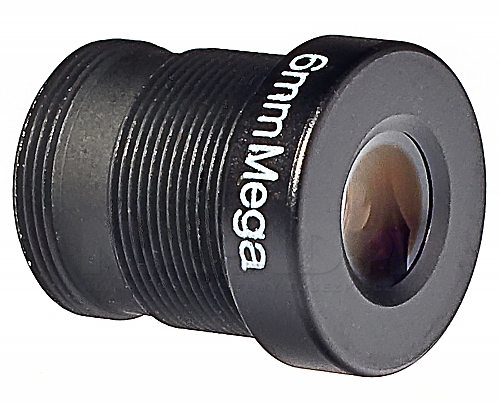 Obiektyw Megapikselowy MINI z filtrem 6 mm