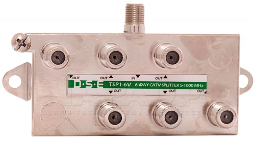 Rozgałęźnik CATV 1x6 DSE TSP1-6V
