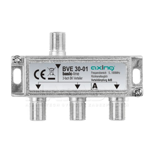 BVE 30-01 - rozgałęźnik CATV 1x3 Axing