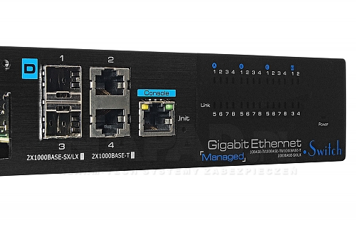 Switch gigabitowy, modularny, 28-portowy SW28GE-MX