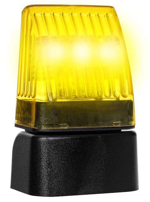 LUCE-0 LED Ż - lampa sygnalizacyjna 12/24 VDC