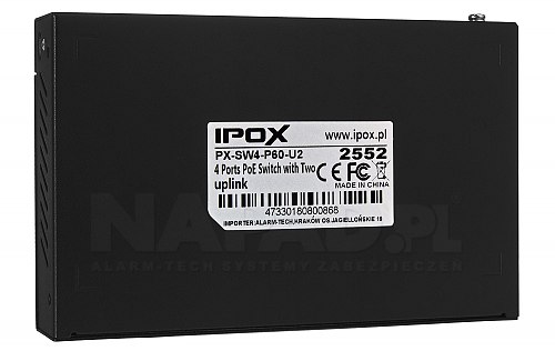 Switch 4-portowy IPOX PX-SW4-P60-U2