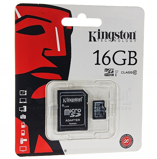 Karta pamięci microSDHC 32GB  (16GB/64GB)