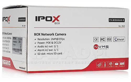 Kamera IP 2Mpx PX-BI2000AS-E