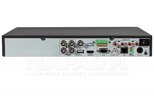 DS-7204HUHI-F1/N - rejestrator Turbo HD 4x AHD/TVI/CVBS i 2x IP