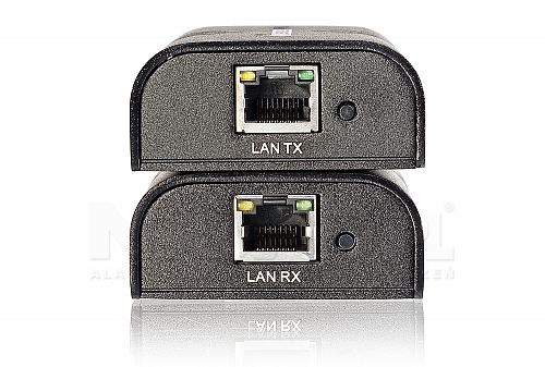 Złącza LAN w extenderze HDMI na IP