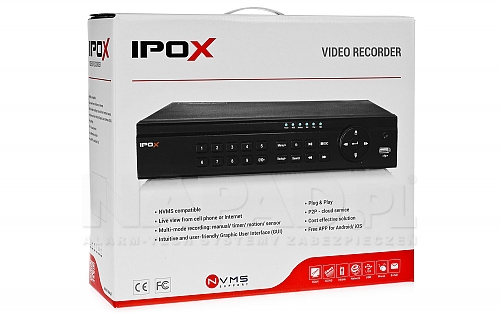 Profesjonalne urządzenie do rejestracji nagrań z monitoringu IPOX HDR-1621H