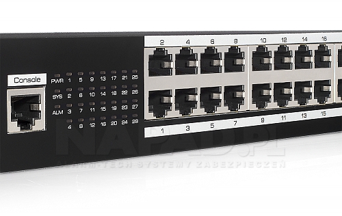 Zarządzalny switch gigabitowy IPOX UTP-7624-GE 