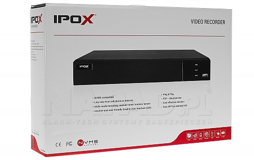 IPOX PX HDR0842H - 2-dyskowy rejestrator wielosystemowy 10TB/HDD