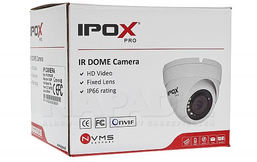 Biała kamera dome IPOX PX DI2028
