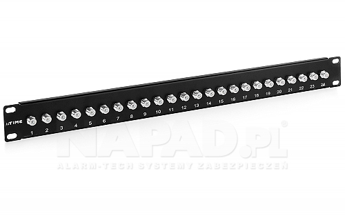 Patch panel 24 porty F