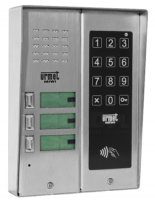 Panel domofonowy z czytnikiem RFID i zamkiem kodowym 5025/3D-ZK-RF