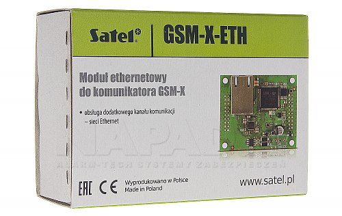 Opakowanie modułu GSMX-ETH Satel