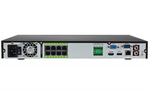 Rejestrator IP Dahua 2x HDD switch 8x ePoE DHI-NVR5208-8P-4KS2E