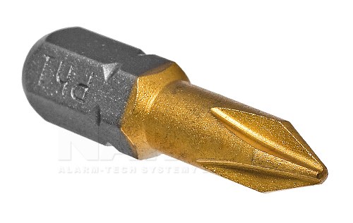 BIT 25mm Philips PH-1 TIN K-2 PRO Tytan