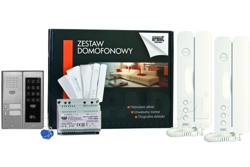 Zestaw domofonowy do domu dwurodzinnego