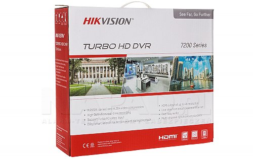 Opakowanie rejestratora Hikvision DS 7208HUHI K2(S)