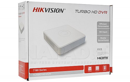 5 w 1 Hikvision DS-7108HQHI-K1 TVI / AHD / CVI / ANALOG / IP