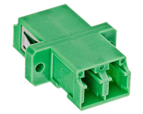 Adapter jednomodowy LC/APC duplex
