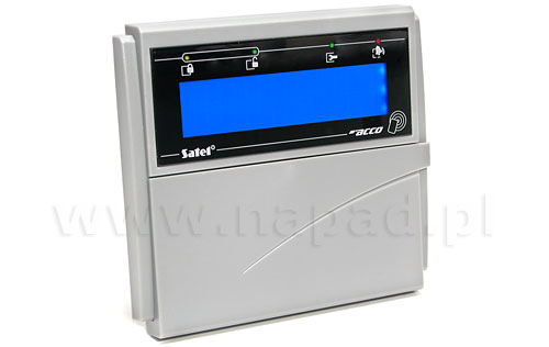 Manipulator LCD z czyt. kart zbliżeniowych ACCO-KLCDR-BG