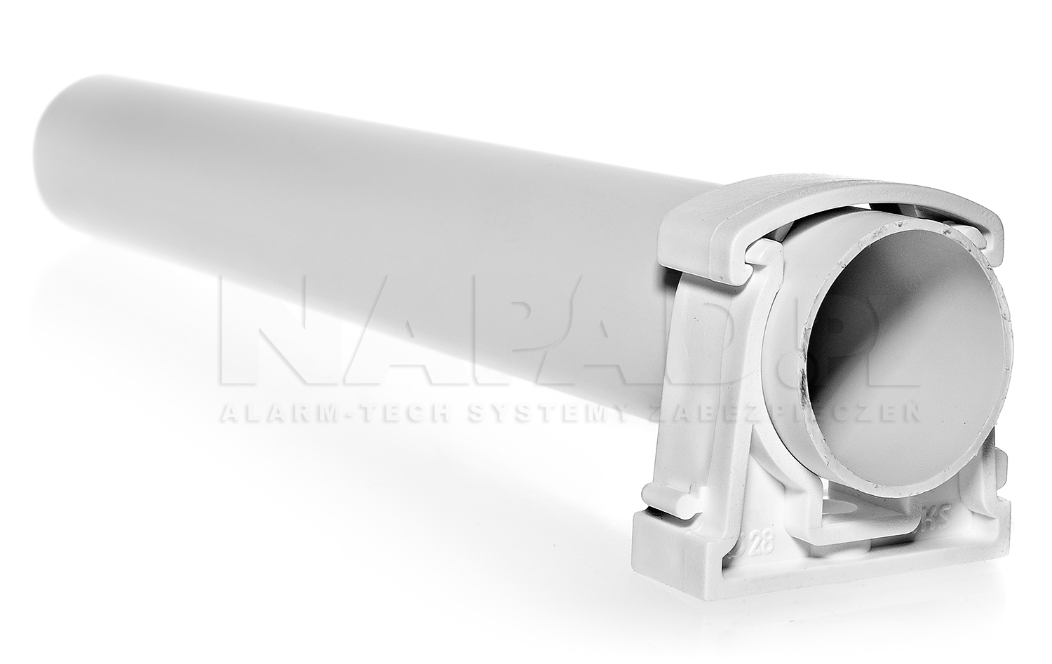 Rura instalacyjna RL-28 z uchwytem zamykanym.