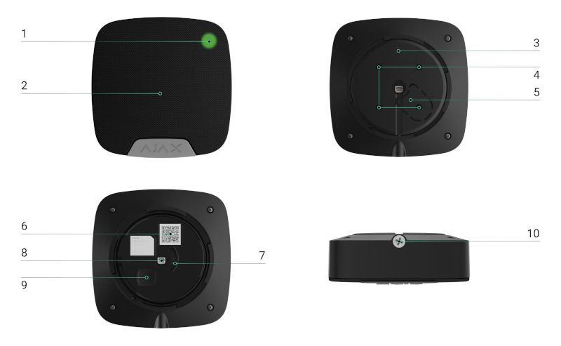 Budowa HomeSiren G3 Jeweller