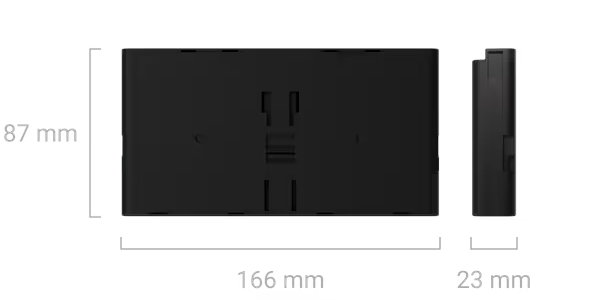 Wymiary Superior Internal Battery podane w mm.
