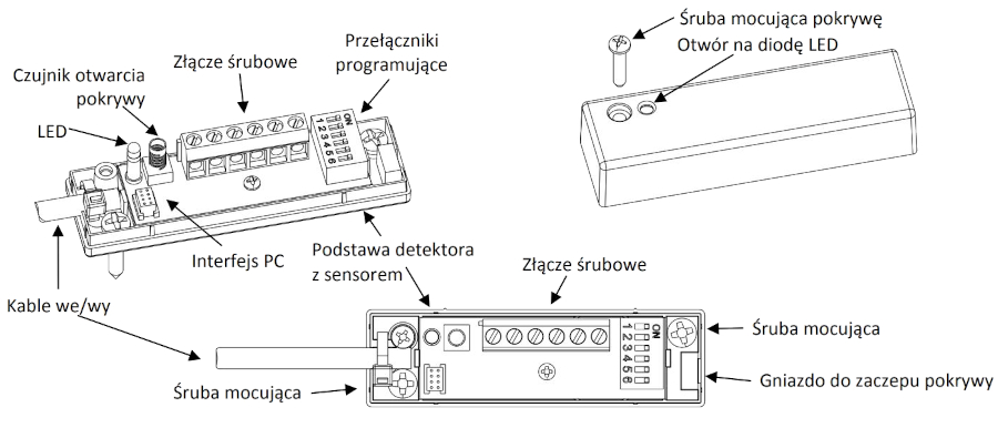 Budowa czujnika CD550
