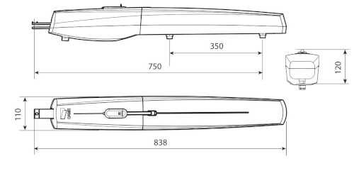 Wymiary AXI20DGS