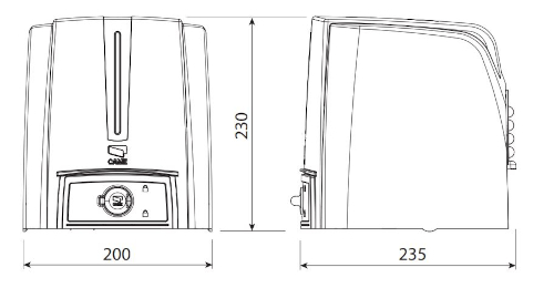 Wymiary FA70230CB