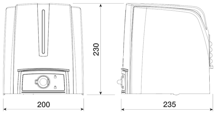 Wymiary FA7024