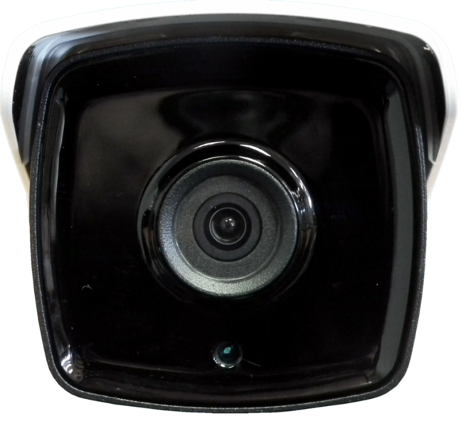 Oświetlacz podczerwieni w technologii Black Glass w kamerze.