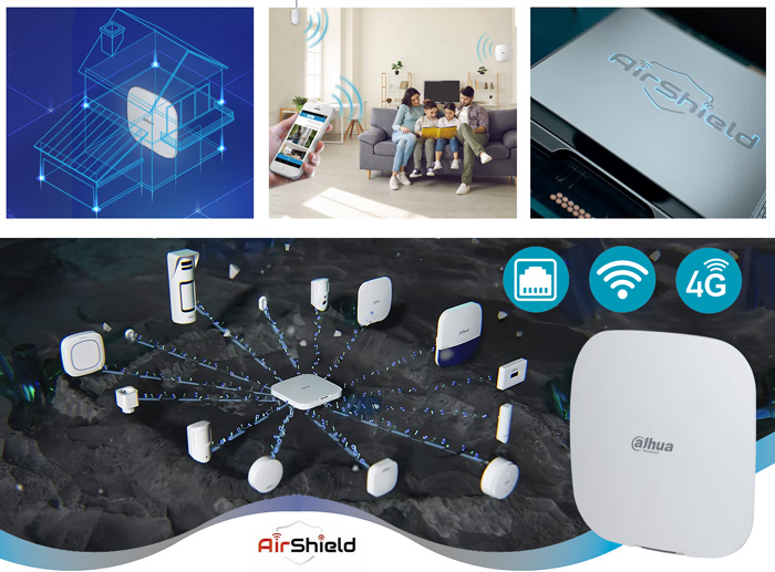 DH ARC3000H-FW2(868) - Hub / kontroler systemu alarmowego Dahua - Ethernet, Wi-Fi, GPRS / GSM.