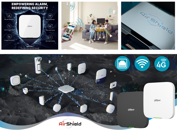 DH ARC3800H-FW2(868) - Hub / kontroler systemu alarmowego Dahua (gen.2) - Ethernet, Wi-Fi, GPRS / GSM.