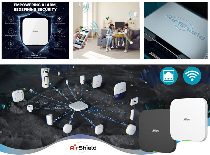 DH ARC3800H-W2(868) - Hub / kontroler systemu alarmowego Dahua (gen.2) - Ethernet, Wi-Fi.