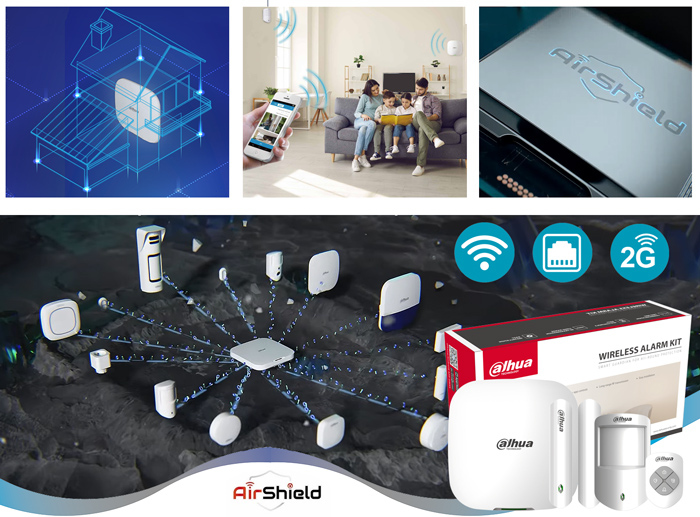 DH ART-ARC3000H-03-GW2(868) - Zestaw DAHUA Alarm KIT - Ethernet, Wi-Fi, GPRS / GSM.