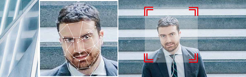 Funkcja AI: wykrycie twarzy.