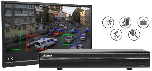 DHI-NVR4116H - Obsługa analizy wideo.