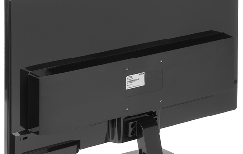 Monitor przystosowany do montażu z uchwytami w standardzie VESA.