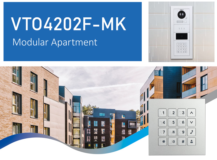 DH VTO4202F-MK - Moduł numerycznej klawiatury do systemu wideodomofonowego Dahua seria VTO4x.