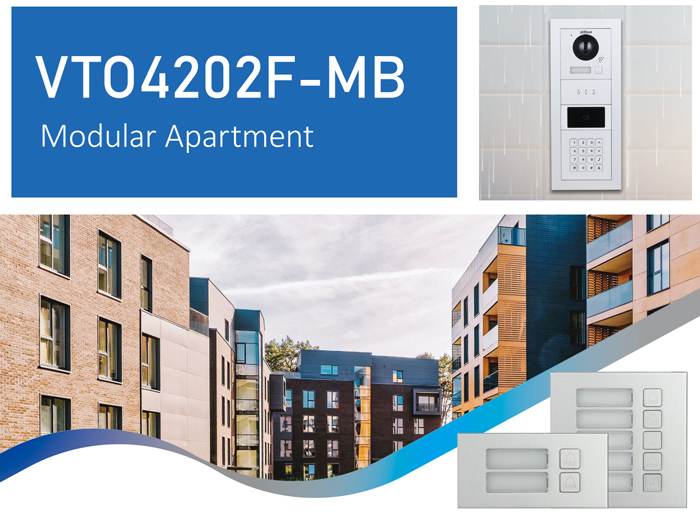 DH VTO4202F-MB1 (MB2 / MB5) - Moduł wizytownika z przyciskiem wywołania do systemu wideodomofonowego Dahua seria VTO4x.