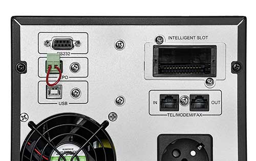 Interfejs komunikacyjny w UPS 3000T-ON-H