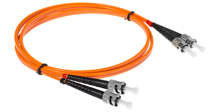 Patchcord wielomodowy OM2 ST - ST DX.