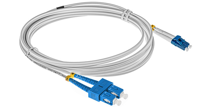 Patchcord jednomodowy G.657A2 SC / UPC - LC / UPC DX.