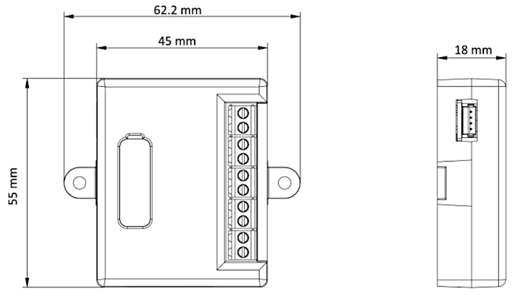 Wymiary Hikvision