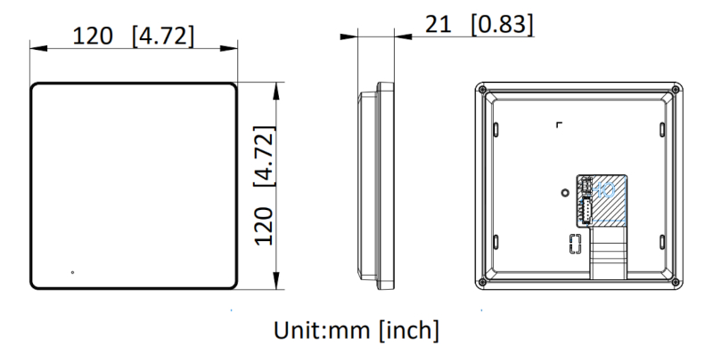 Wymiary DS-KH6100-E1