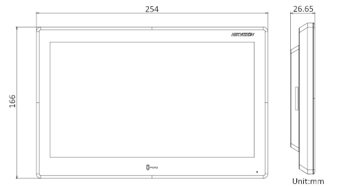 Wymiary - DS-KH9510-WTE1