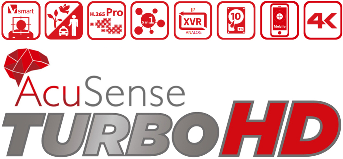 AcuSense snemalniki iz sodobne serije Turbo HD 5.0.